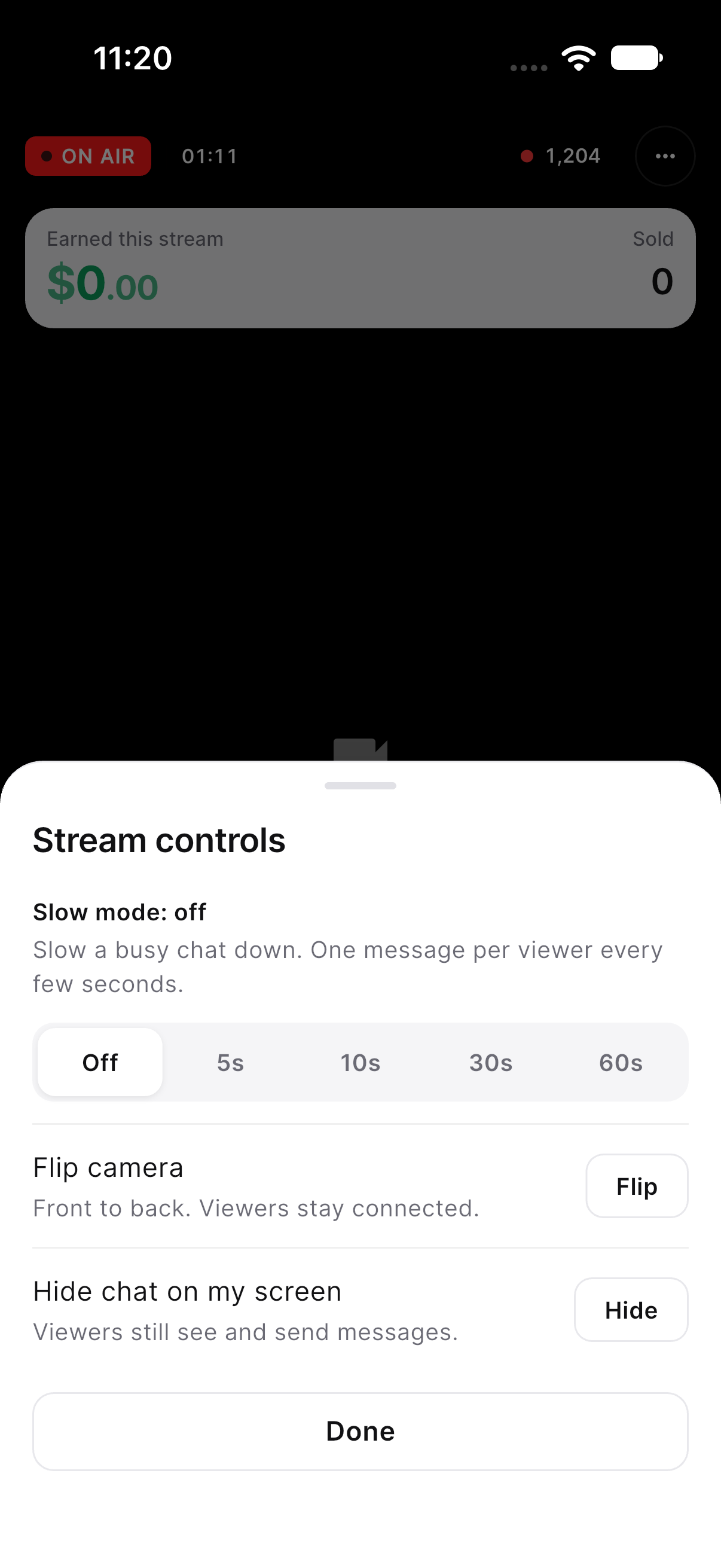 13d stream controls