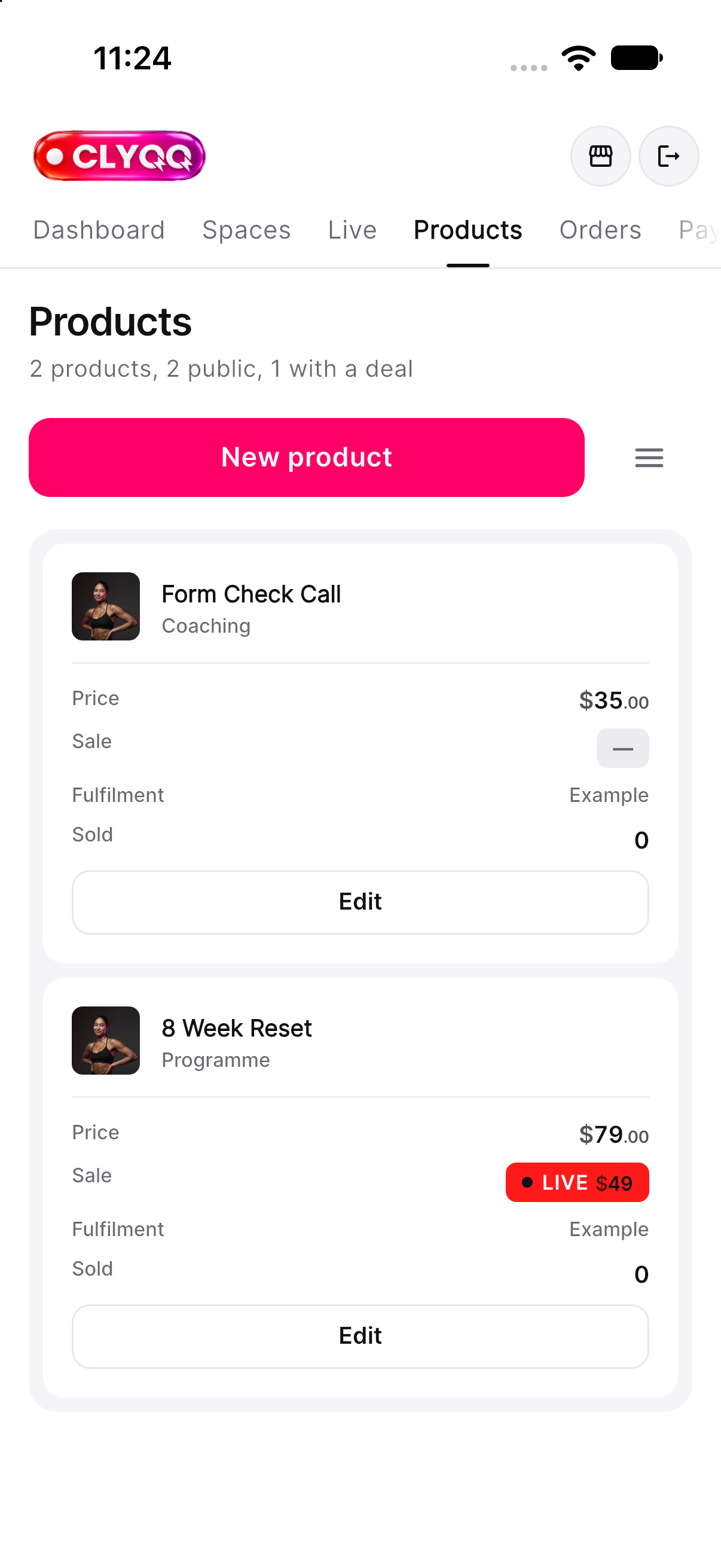 Creator products